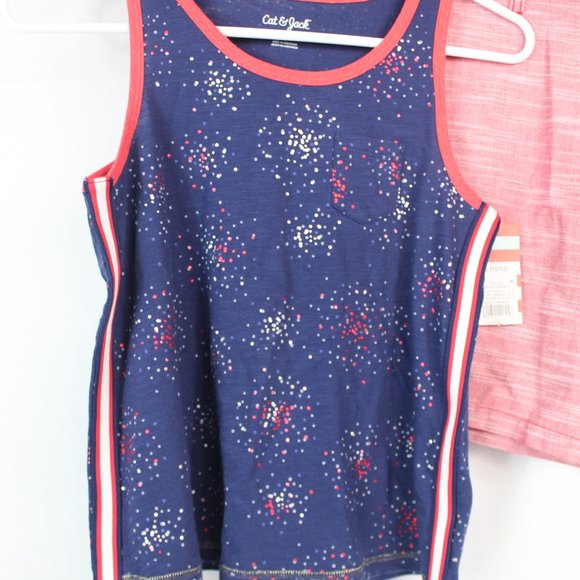 New w/ Tags: Cat n' Jack Tank Top and Shorts Combo - Sz 10-12 - Picture 2 of 7